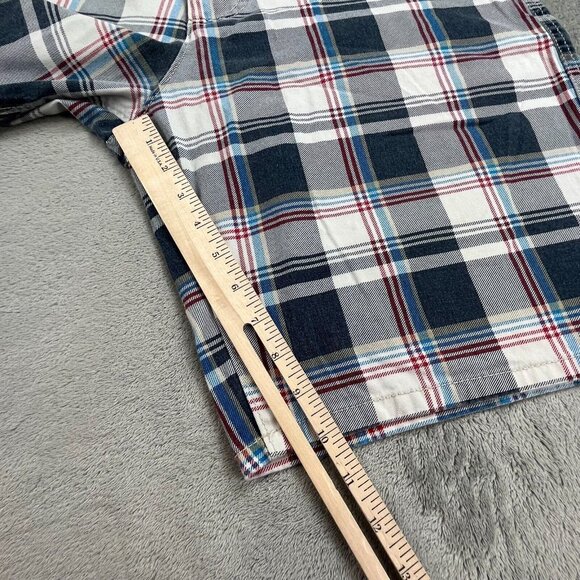 Ocean Pacific Chino Short Men 36 Navy Tartan Pocket Skate Surf Y2K OM32Y0013D - Picture 5 of 11